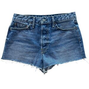 GRLFRND Cindy Classic Blue Denim Shorts